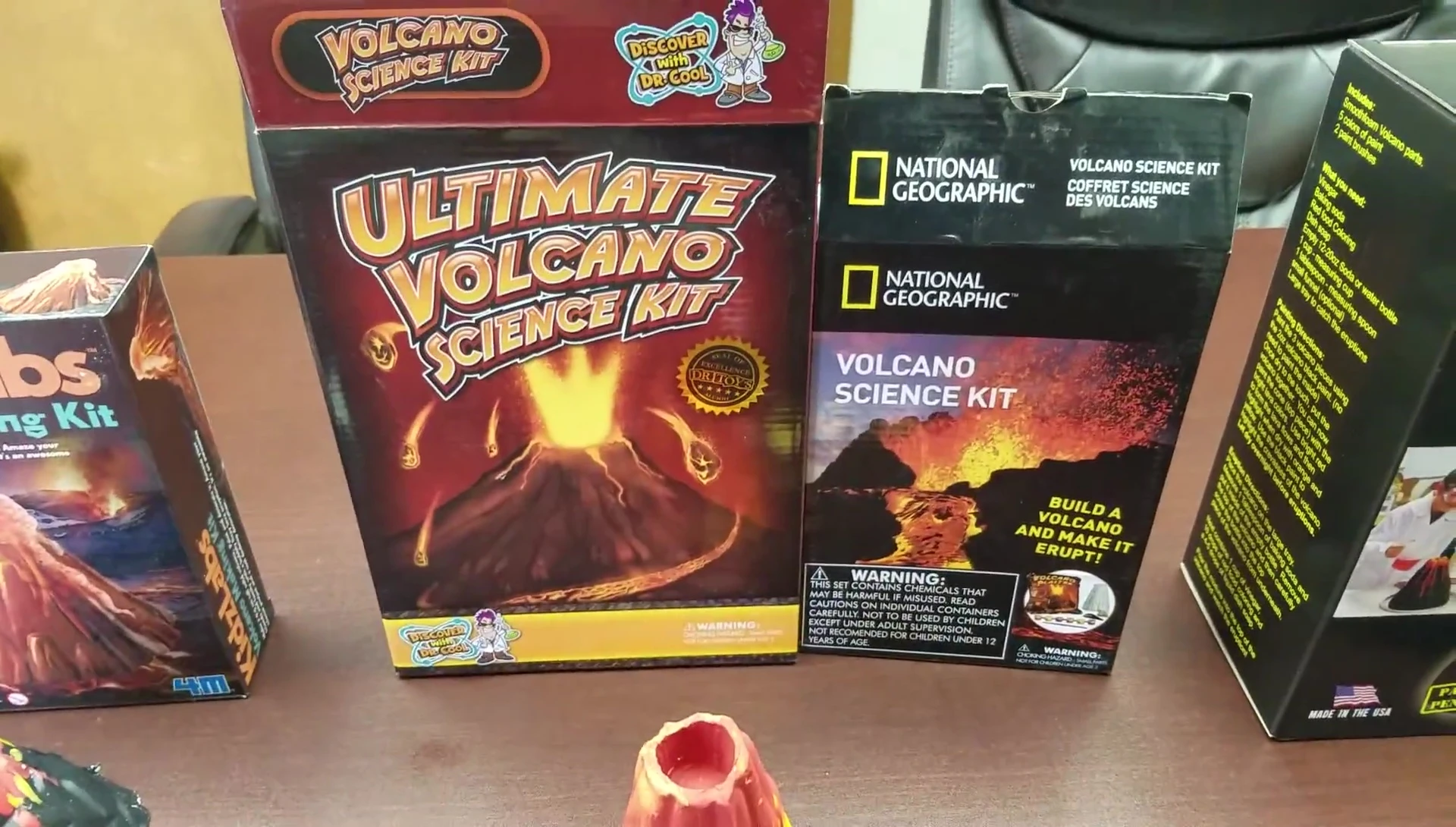 The finished National Geographic/Ultimate Volcano after painting