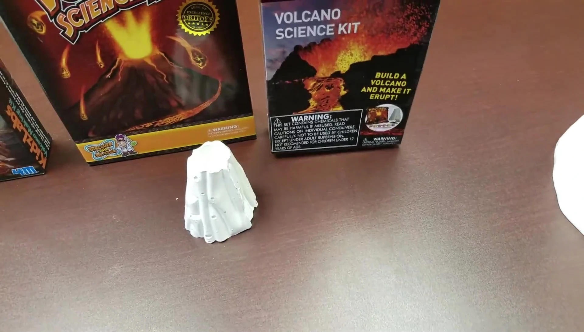 The National Geographic Volcano Science Kit box