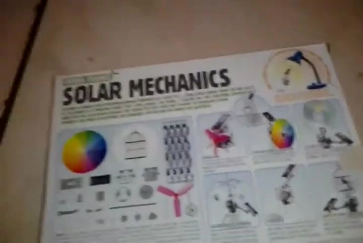 Close-up shot of the instruction manual and kit components.