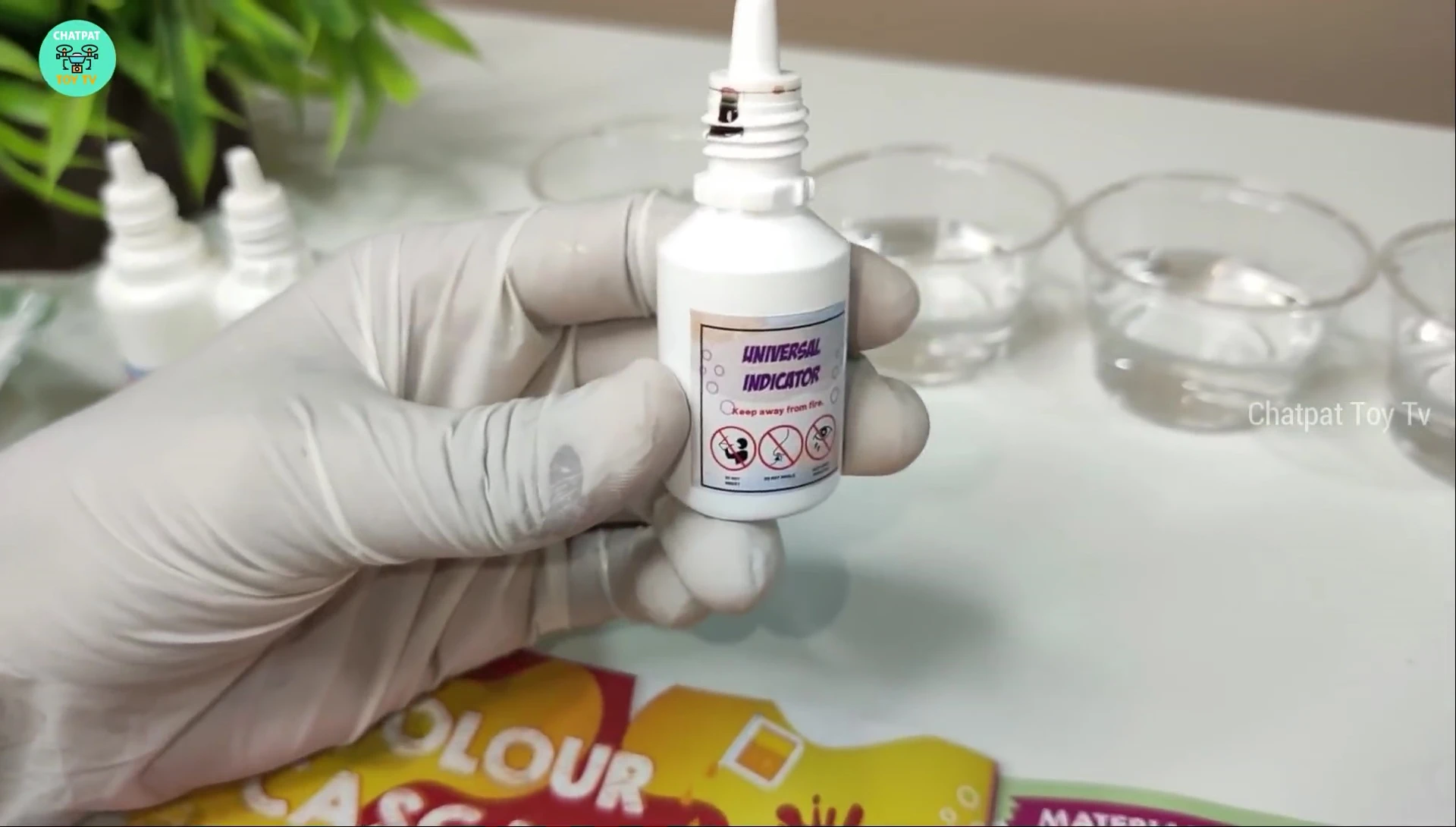 The universal indicator experiment