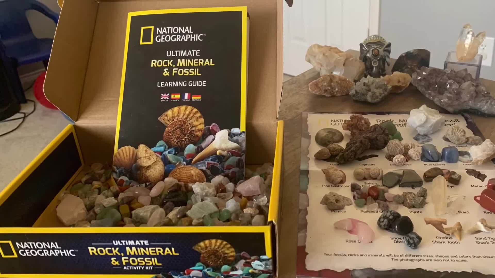 Initial shot of the box