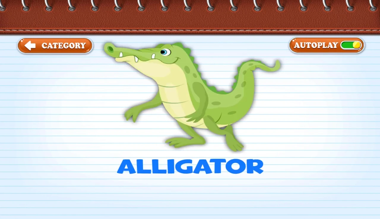 Flashcard related to action, possibly 'enter'