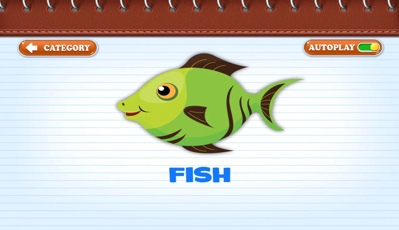 A flashcard, possibly showing a place or object
