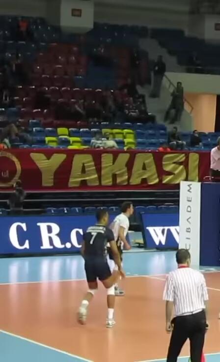 Image of children playing volleyball.