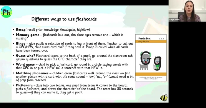 Call out GPCs or high-frequency words.