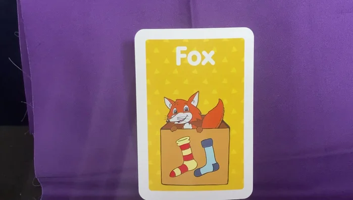 Provide examples of words that rhyme with 'fox' (box, docks, frocks, flocks, locks, knocks, socks, ox, rocks, blocks, stocks, clocks).