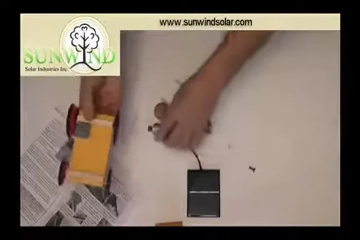 Attach the motor using the motor clip and sticky back.