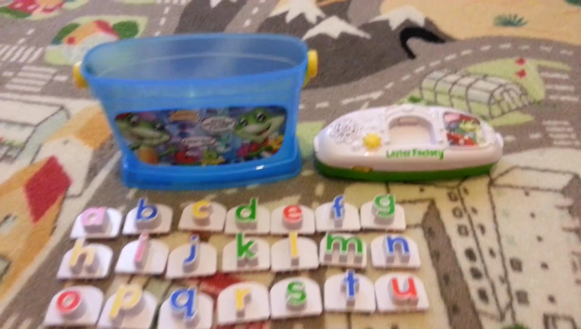 The presenter repeatedly emphasizes letter A and its sound.