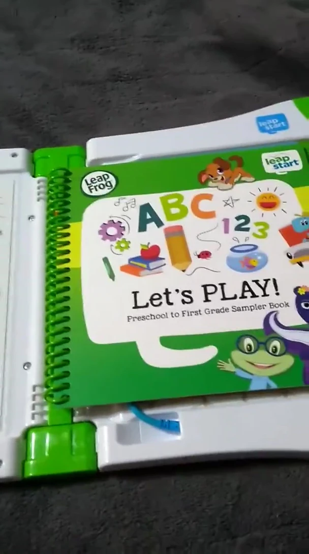 The LeapStart pen attached to the system.