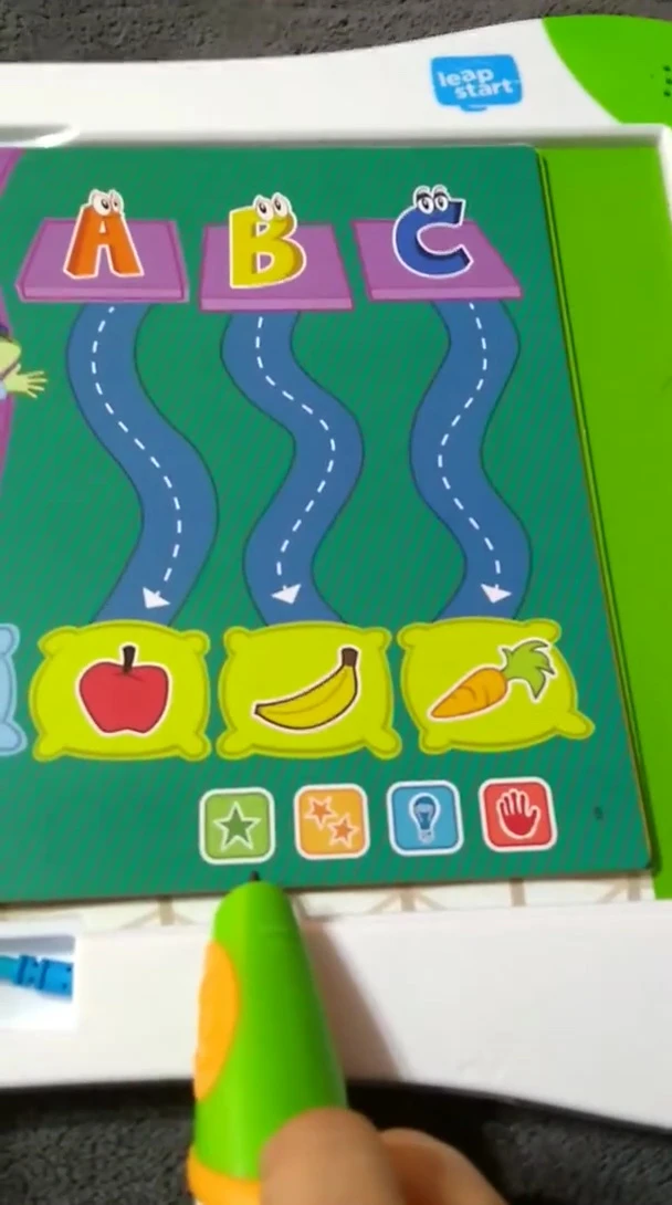 Close-up showcasing the buttons on the LeapStart system.