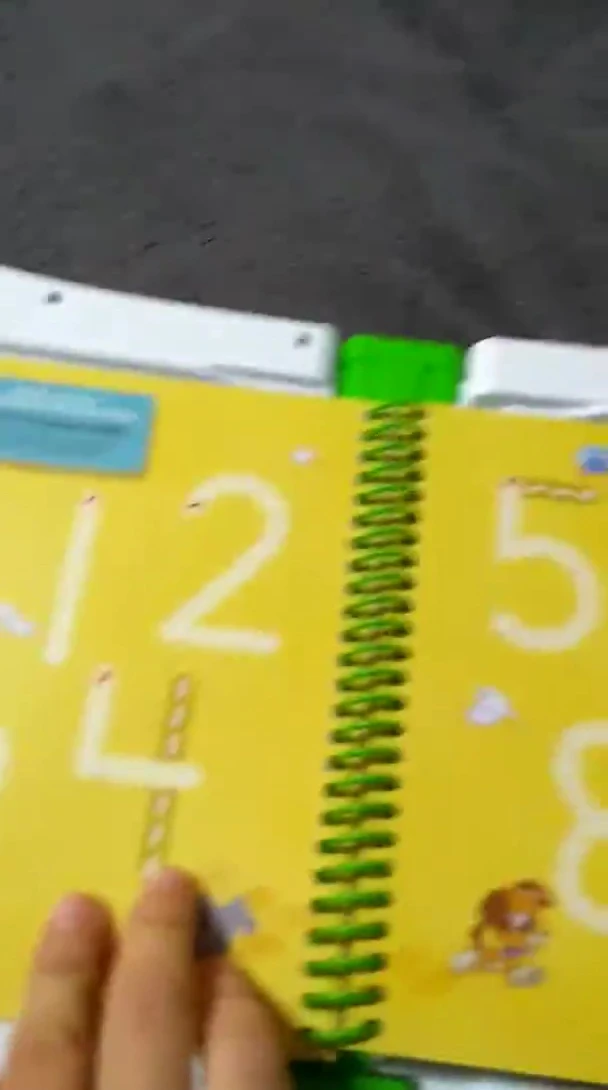 Page with interactive number activities.
