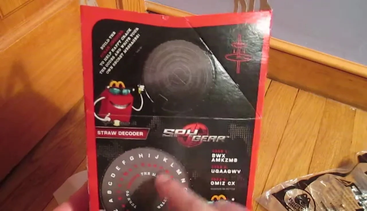 Image showing the decoder wheel on the packaging.