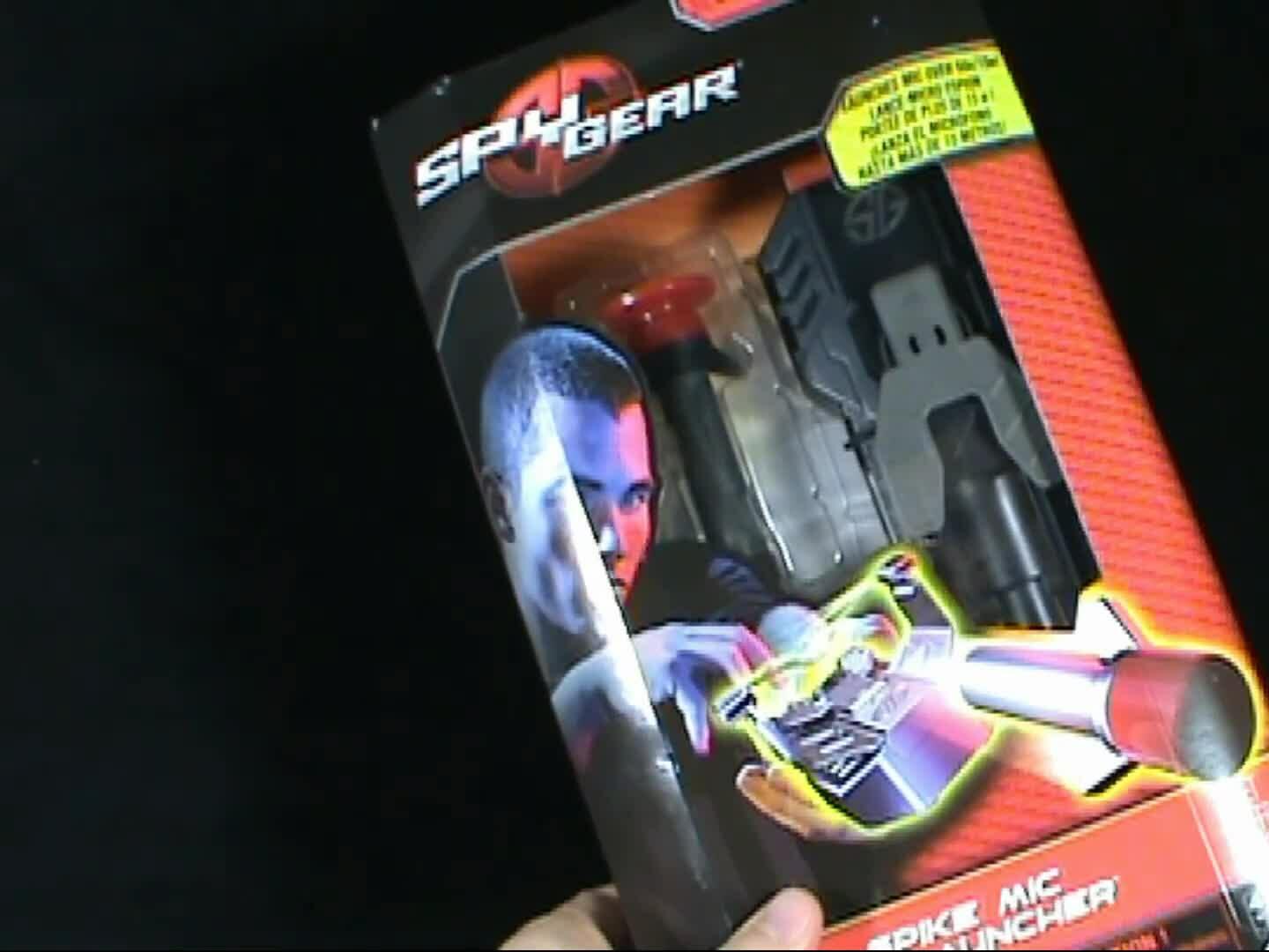 Product packaging shot showing the Spike Mic Launcher