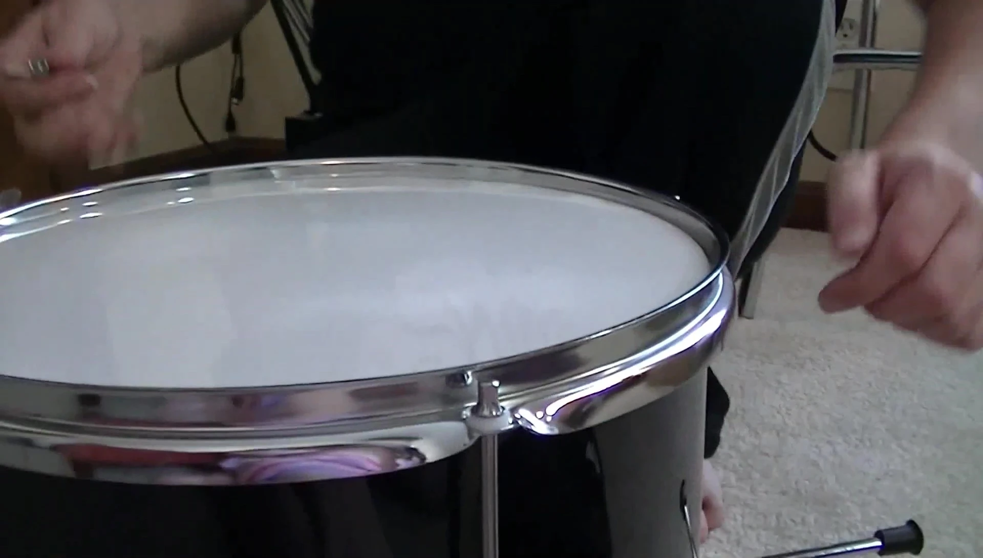 Using a drum dial for tuning (mentioned)