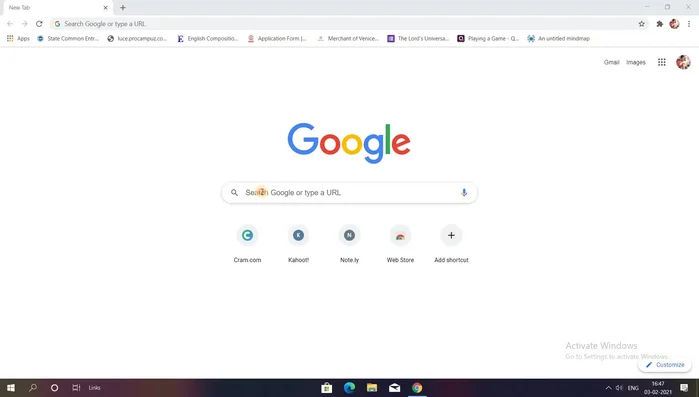 Create a free account on Cram.com using your email ID.