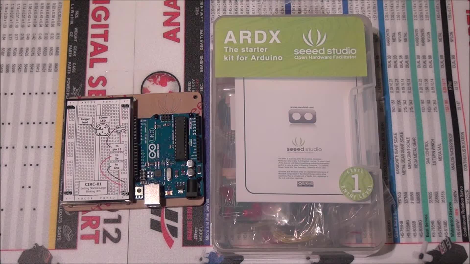 The Arduino Uno board showing its price tag