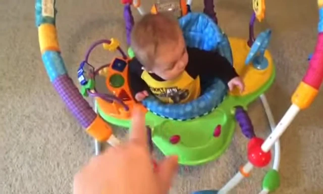 Demonstration of wiping down the jumper