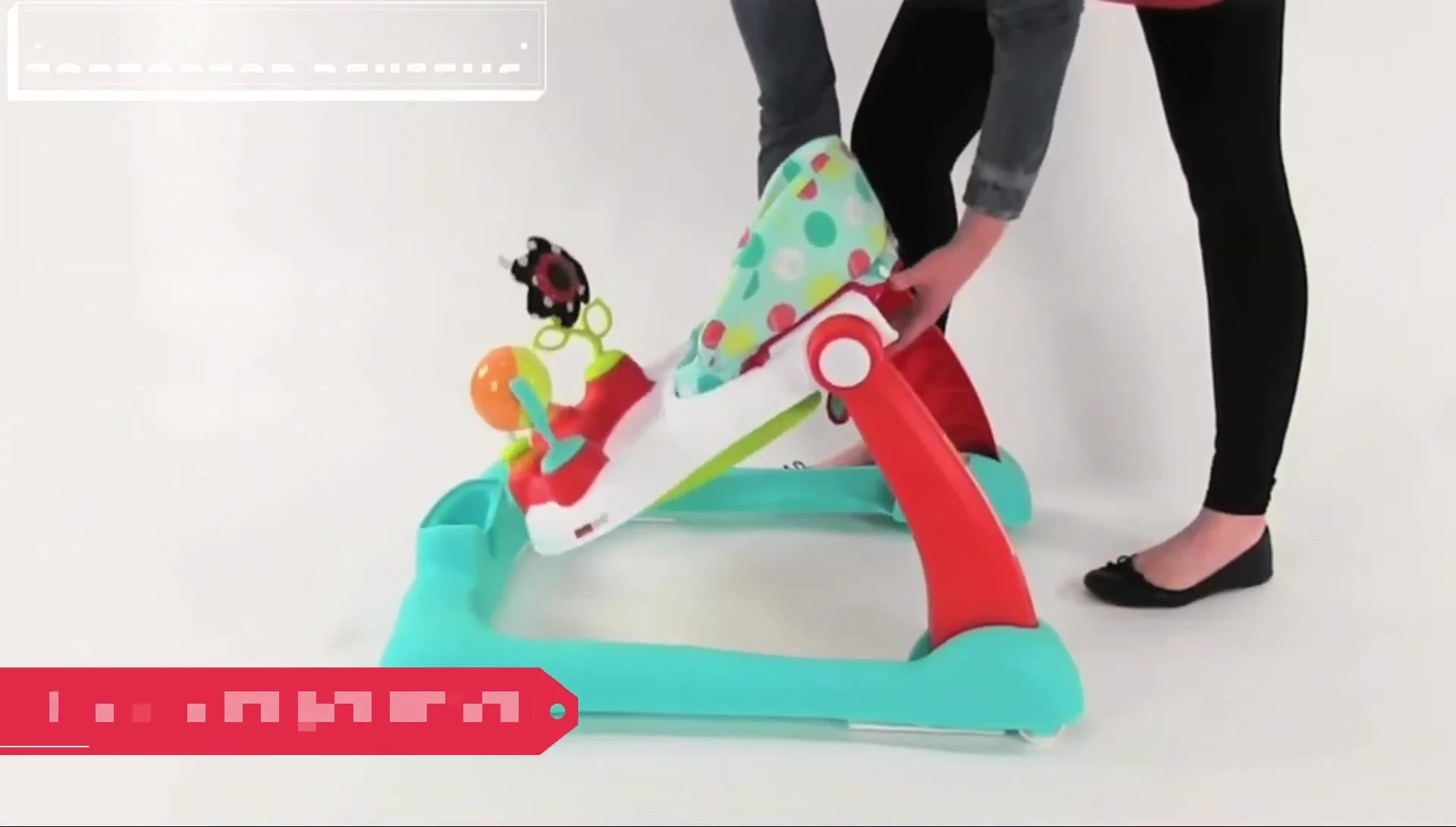 A shot demonstrating the walker being easily folded for storage.