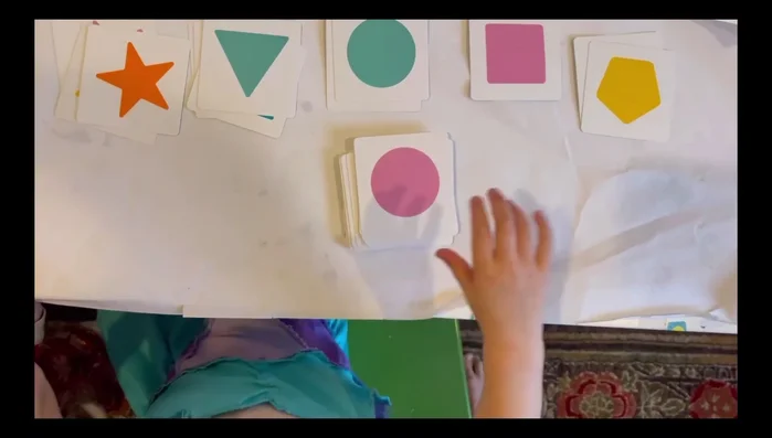 Use sequencing cards to help children recognize differences and similarities visually.