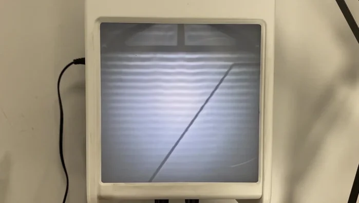 Observe the waves. If there's no significant refraction, the depth difference isn't enough.