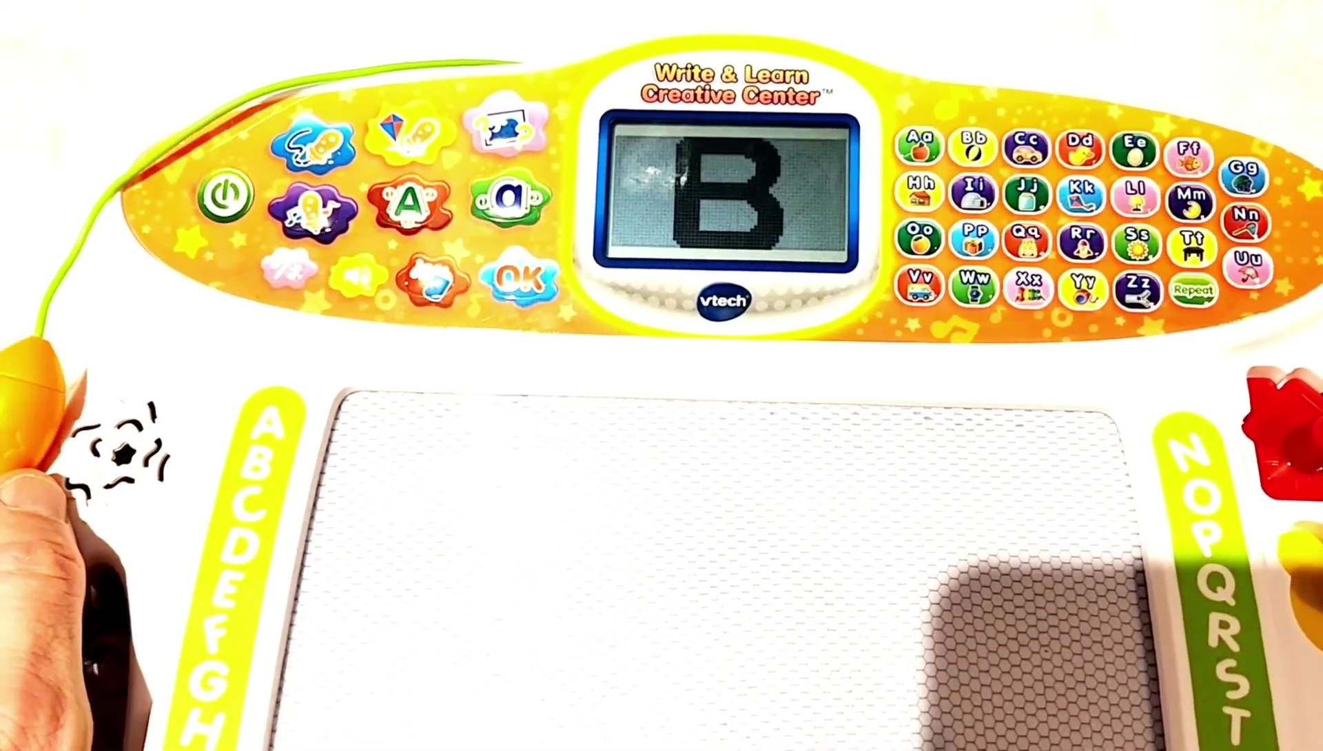 Uppercase letter writing practice