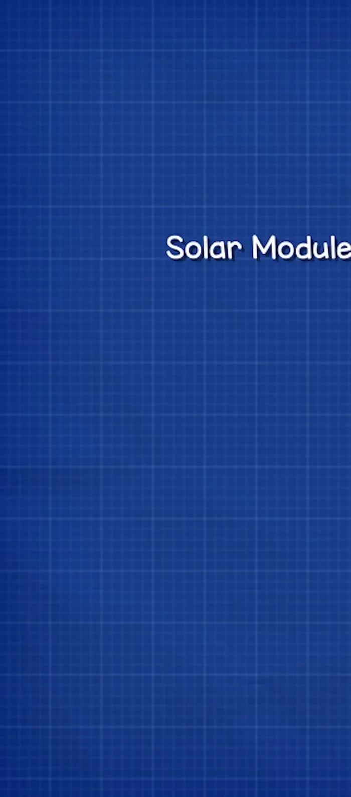 Module Assembly: Multiple solar cells are connected in series to increase voltage and then multiple strings of modules are connected.