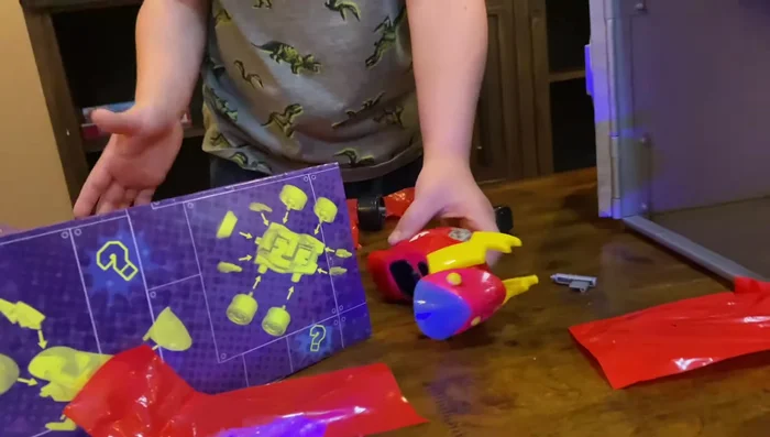 Assemble any components, like the wheels for a vehicle.