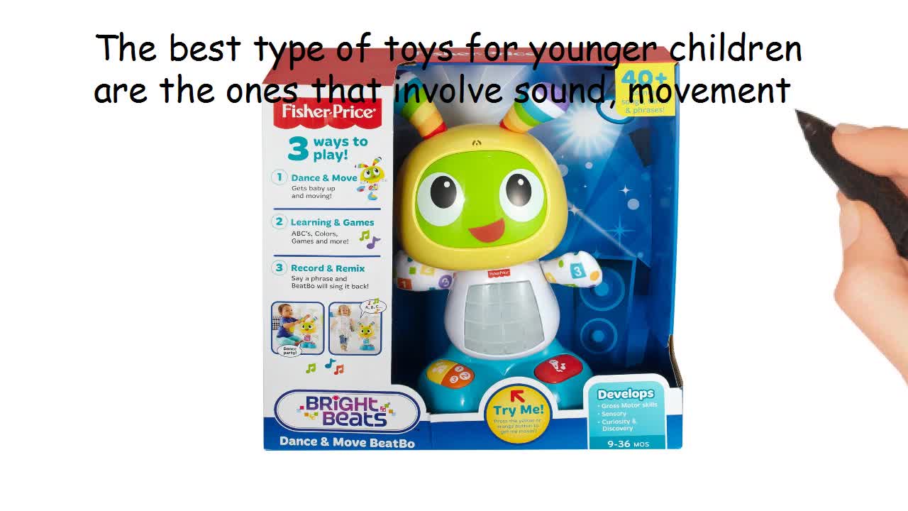 Child interacting with the BeatBo toy