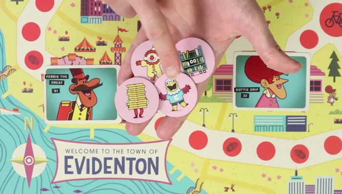 Shuffle the sleuth cards and place them near the board. Give each player a pen/pencil, a notepad page, and ensure they can see the suspect boards.