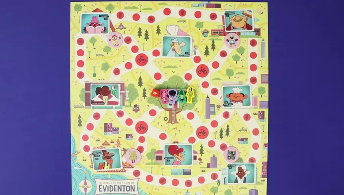 Roll the die to determine the starting player.