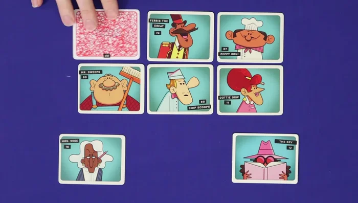 Use heat to activate the Spy's clue card to reveal the hiding token location.