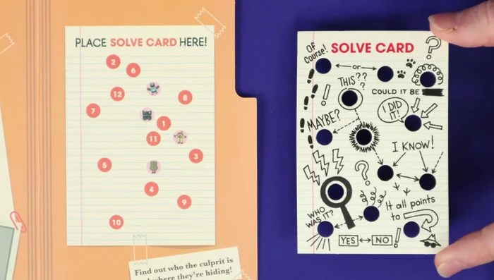 Verification: Secretly check your answer using the solve card and the booklet. If correct, you win! If incorrect, you are out of the game.