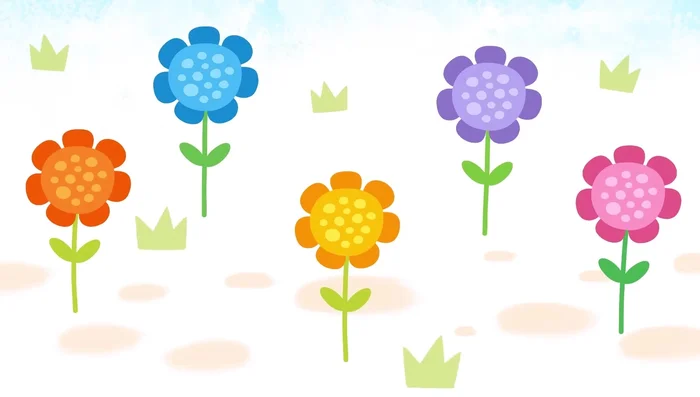 Counting practice: Determining the number of flowers needed for turtles (5 flowers for 5 turtles). Connects counting with a simple problem-solving activity.