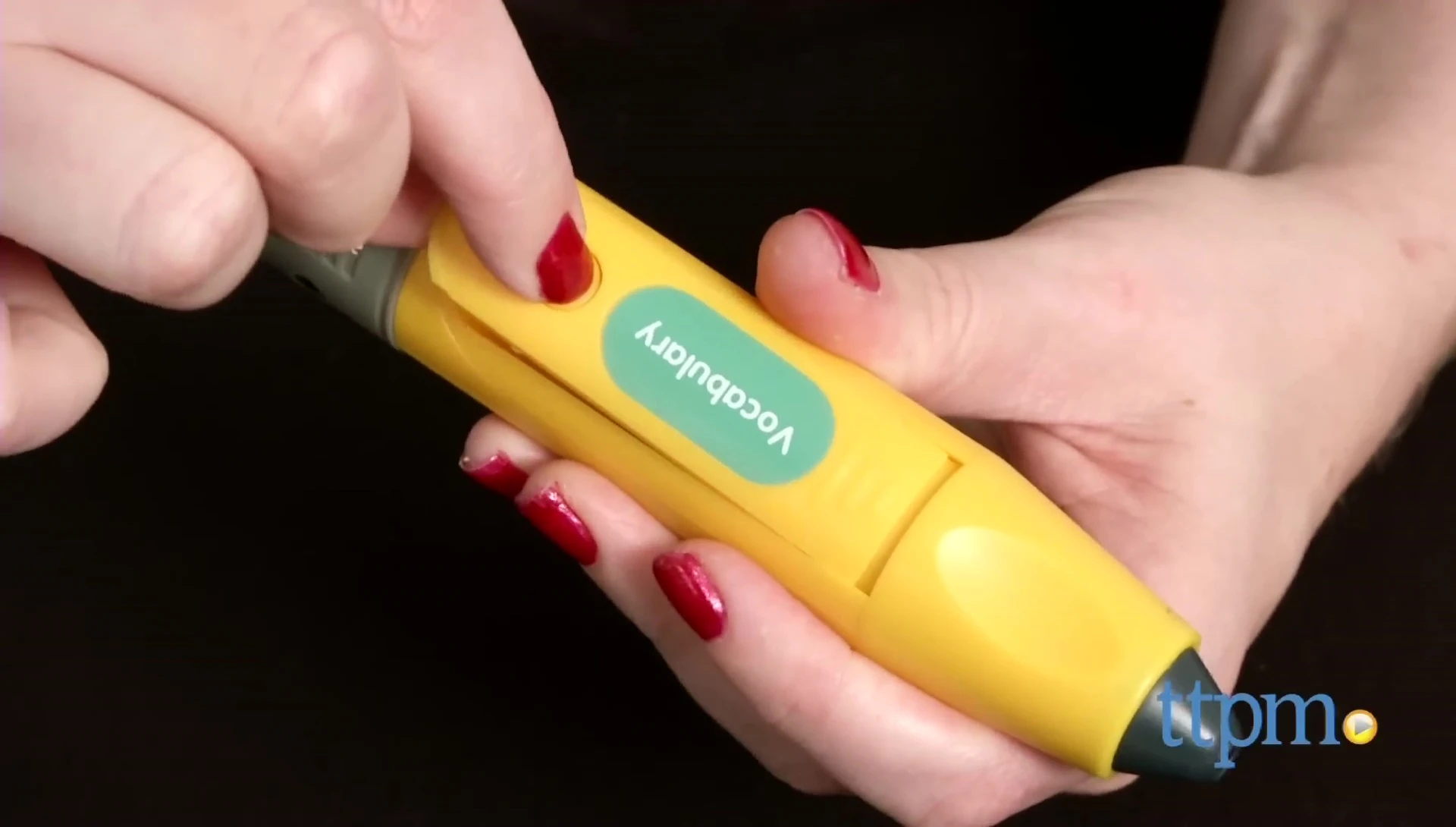 The Smart Pencil showing the slot for the audio cartridge.