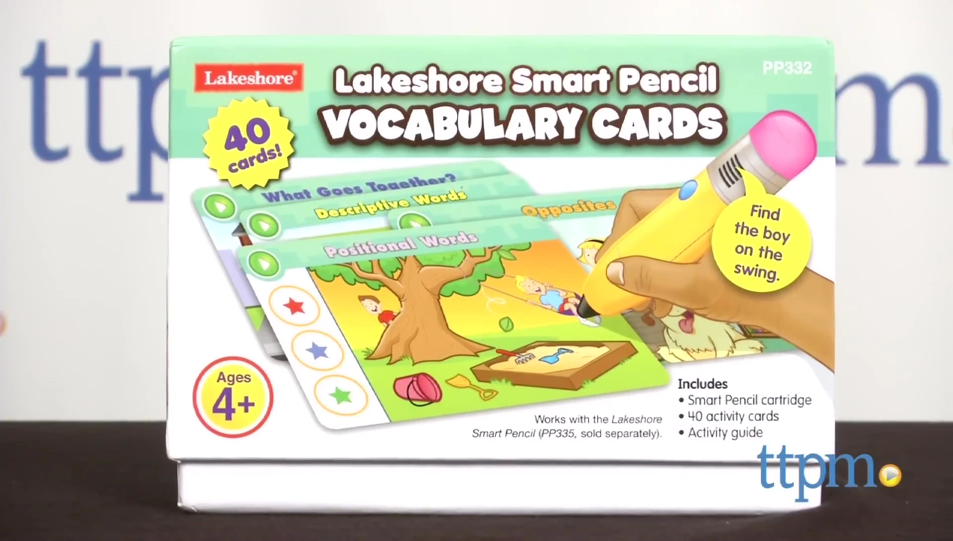 Examples of the vocabulary cards.
