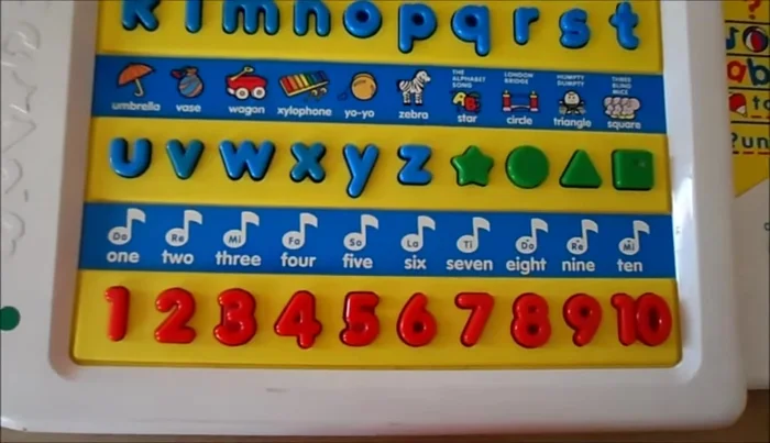 Learn letter sequencing: The toy asks questions like 'What letter comes before/after [letter]?'