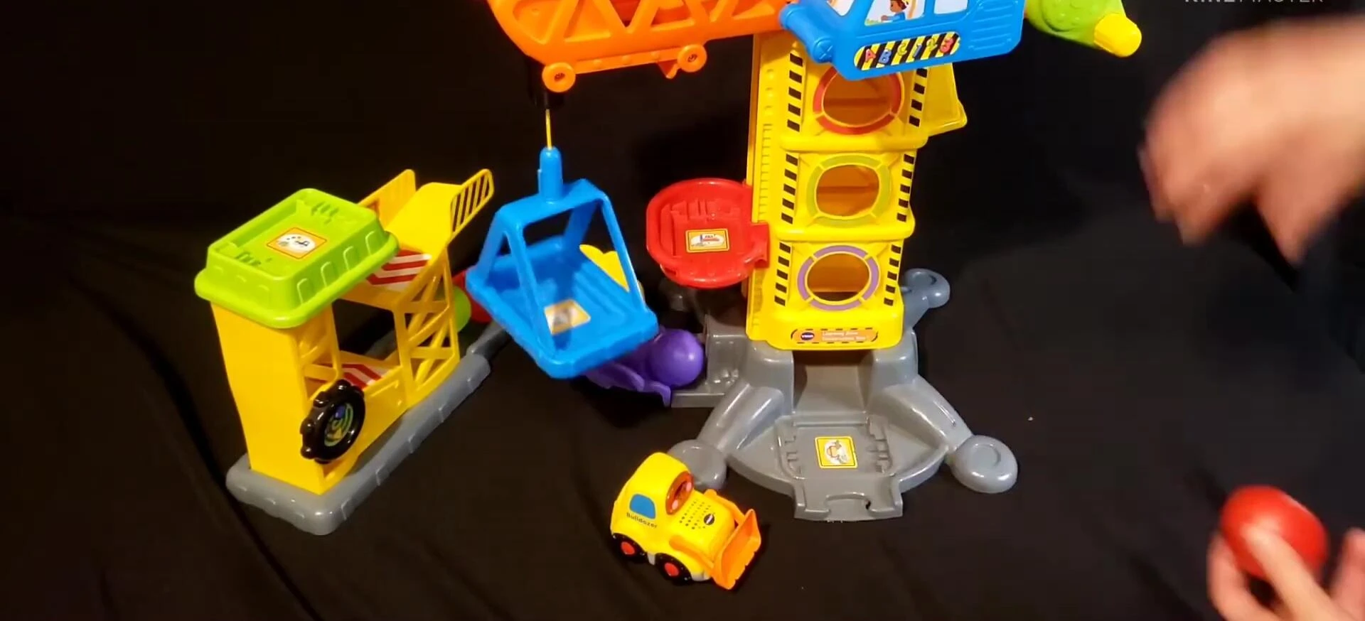 A shot showing the color matching elements of the Learning Zone set.