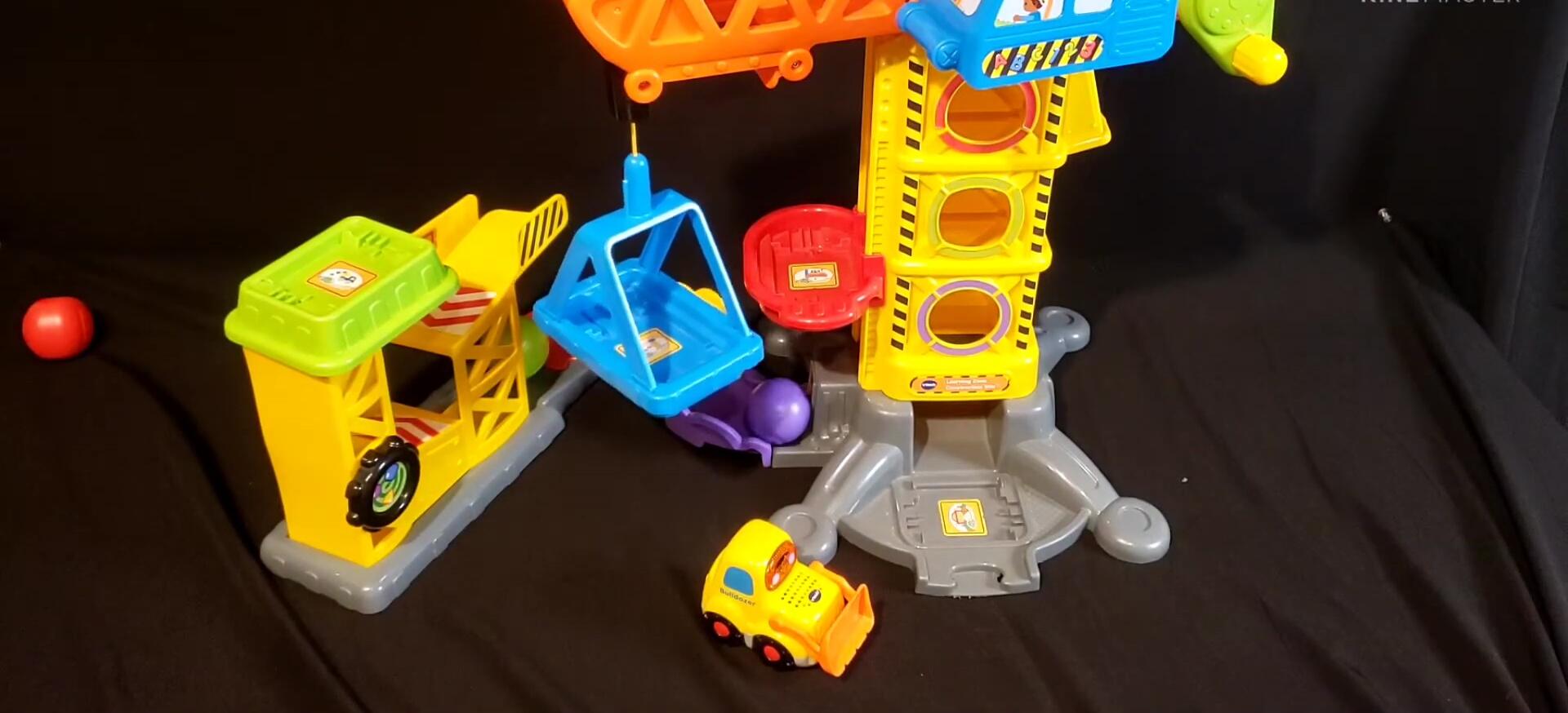 The overall set showing its train set-like features.