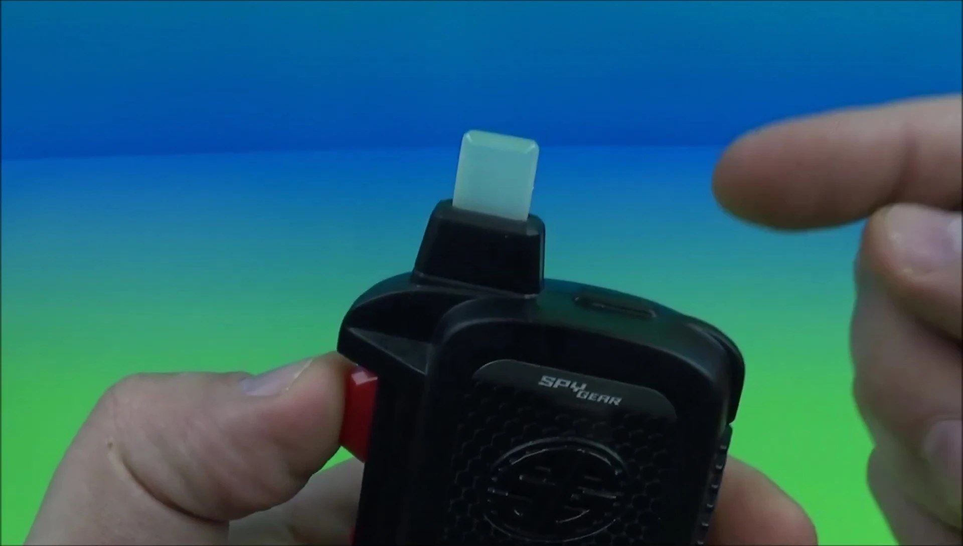 The Walkie-Talkie's light illuminated, adding visual interest.