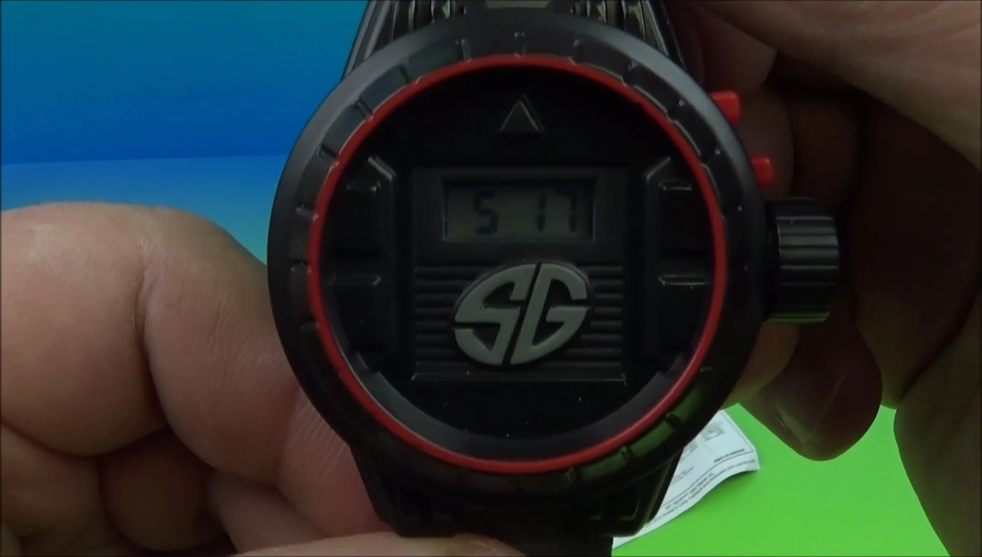 The Spy Watch displayed, showcasing its functional design.