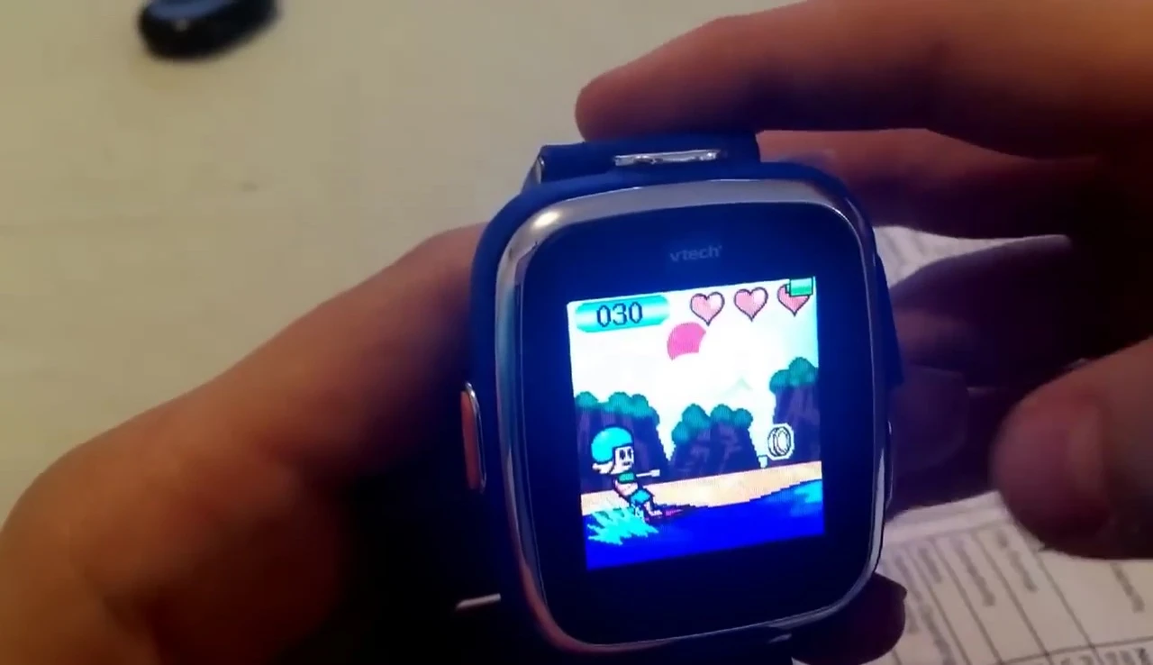 Screenshot of the calendar application on the VTech Kidizoom Smartwatch DX