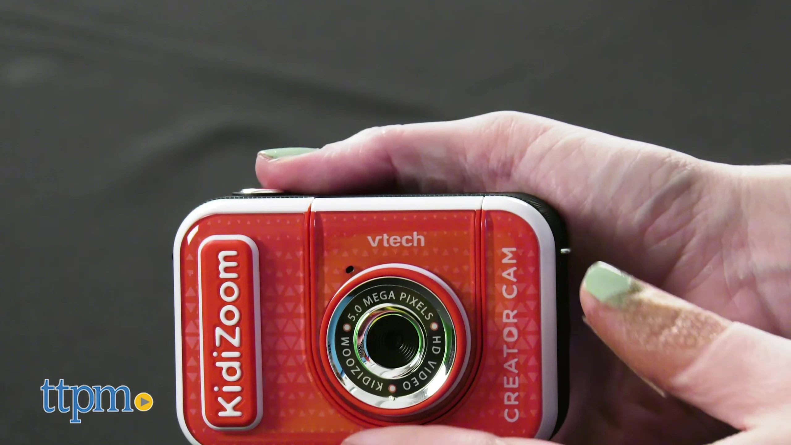 The camera being used as a selfie stick