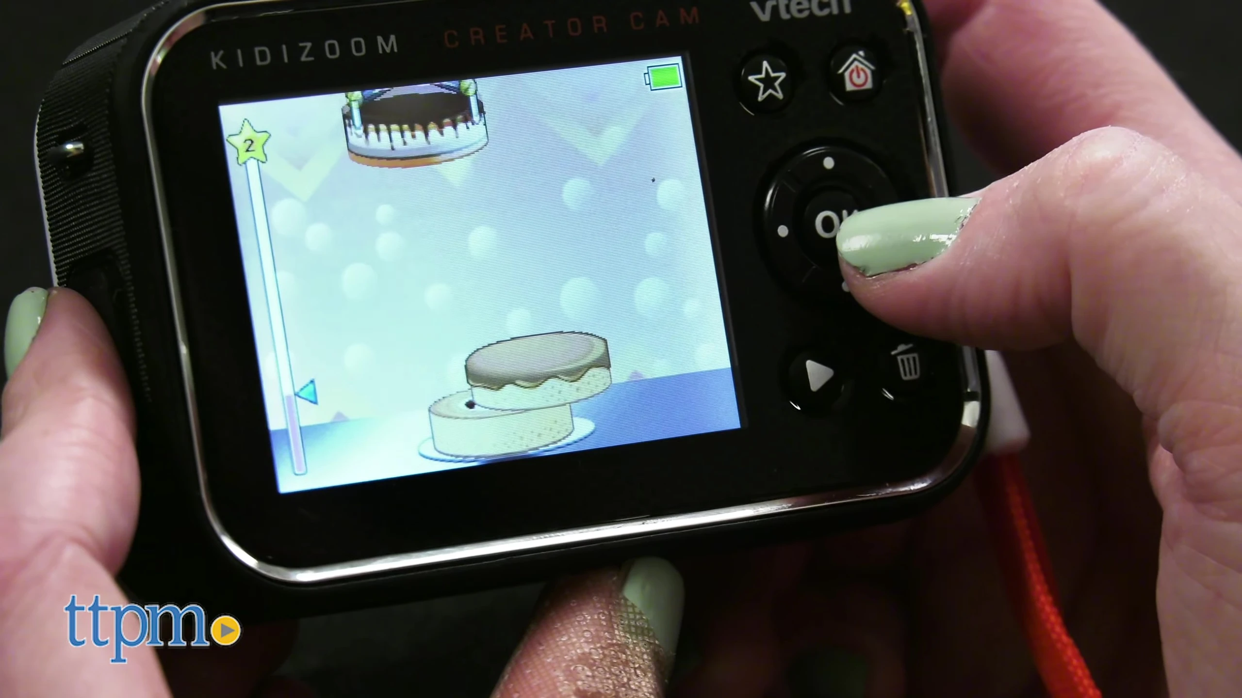 Gameplay screenshot of one of the built-in games