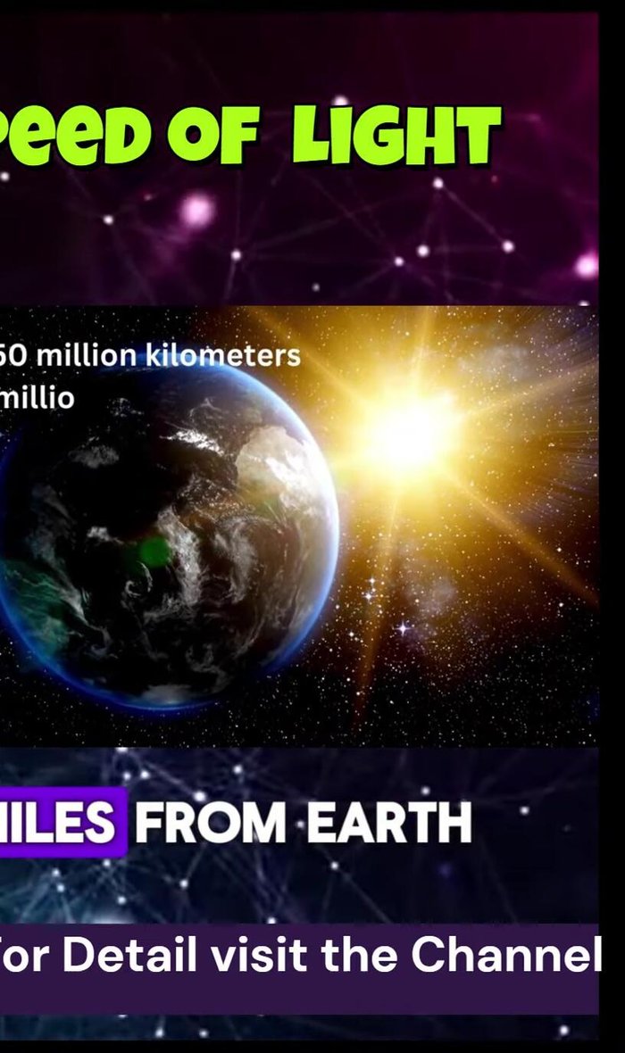 It takes light about 8 minutes and 20 seconds to travel from the sun to Earth and 1.28 seconds from the moon to Earth.