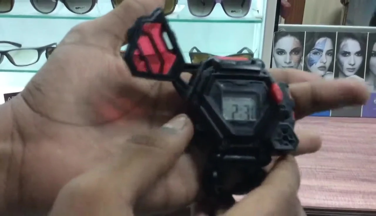 The watch being worn