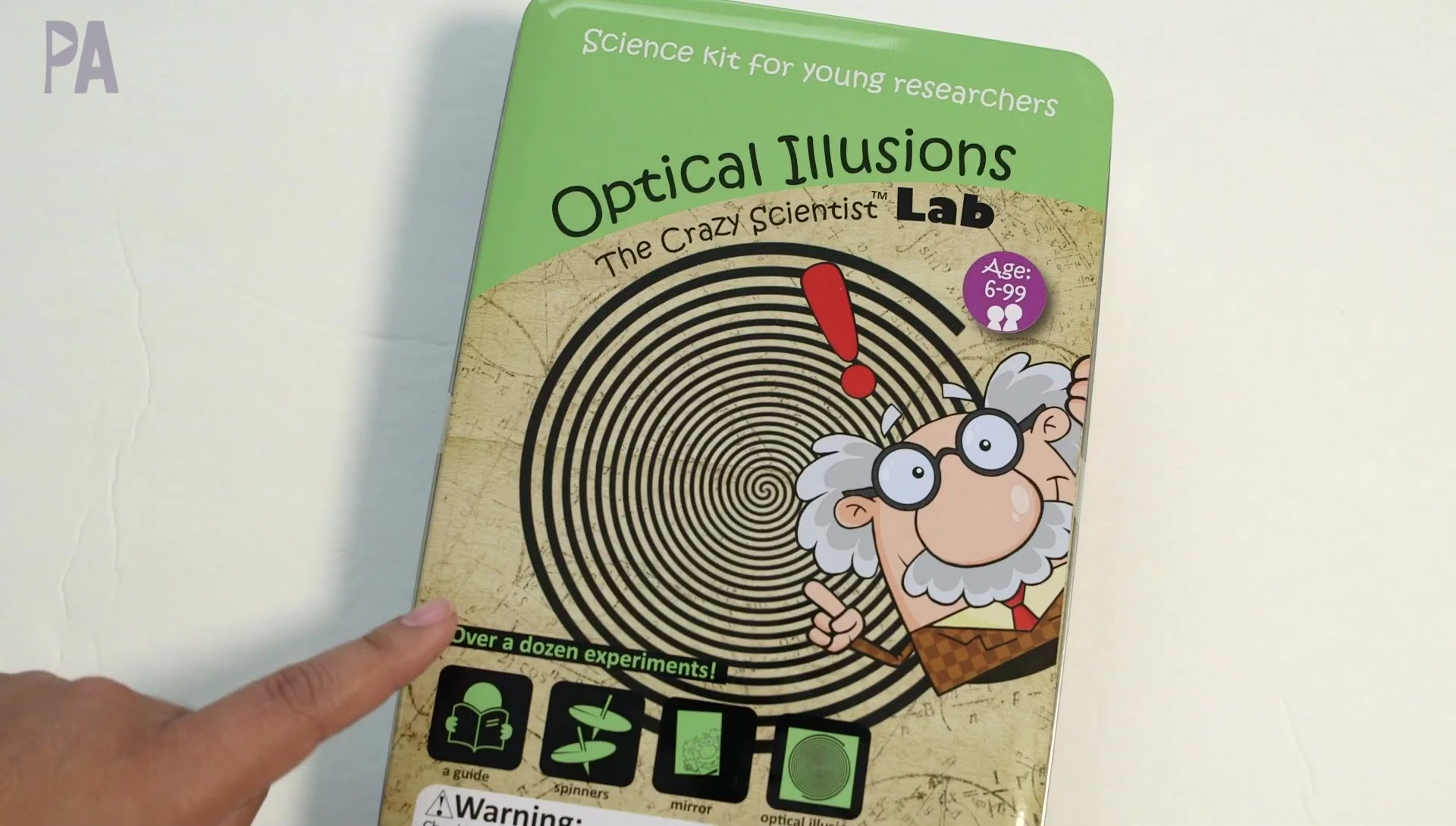 The Crazy Scientist Lab Kit box