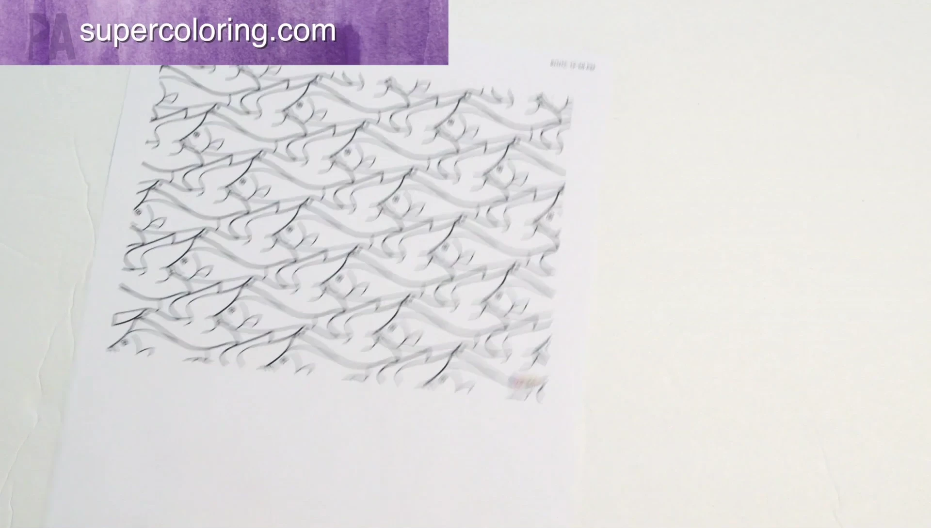 A printable Escher-inspired tessellation