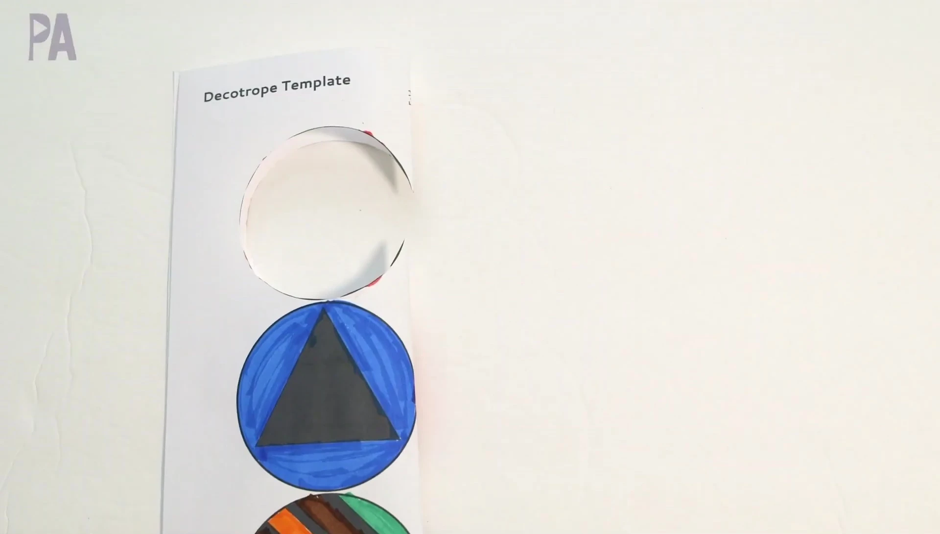 Completed Decoy Trope attached to a pencil, demonstrating the illusion