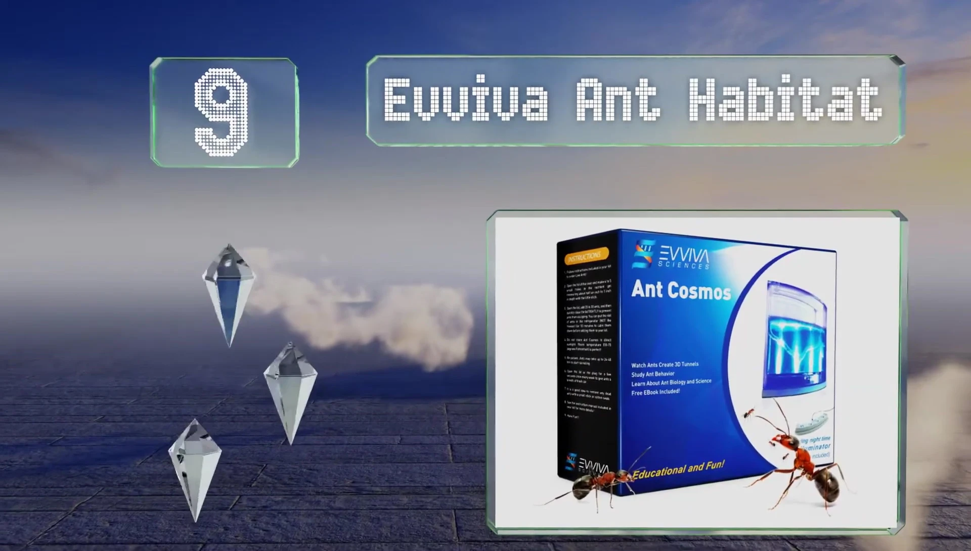 The Aviva & Habitat kit showing the gel and creatures