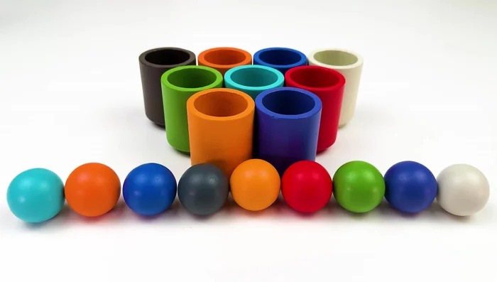 Match the pieces to the number nine.